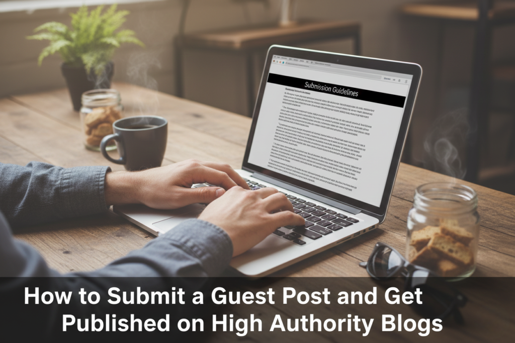 How to Submit a Guest Post and Get Published on High Authority Blogs