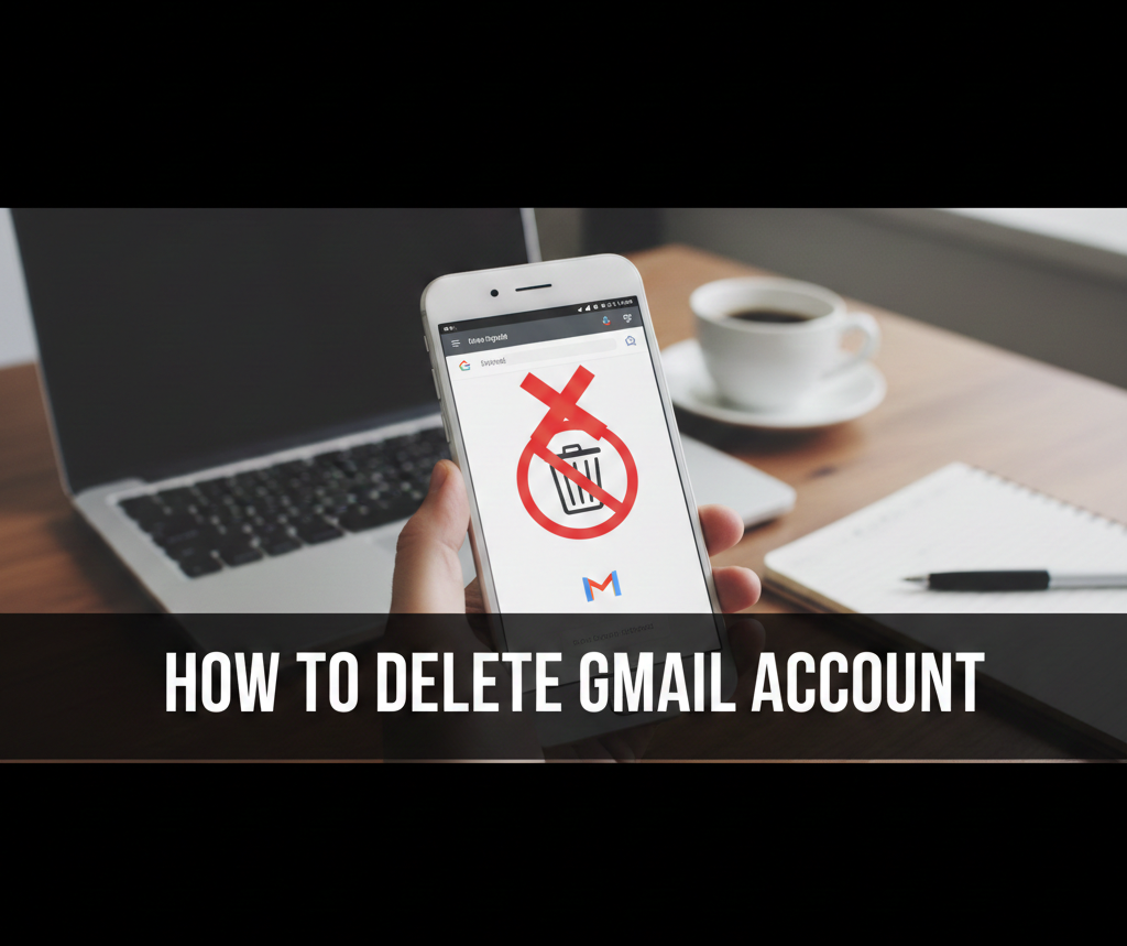 how to delete gmail account