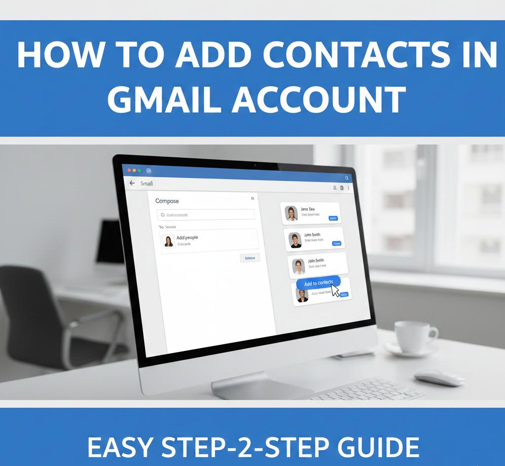 How to Add Contacts in Gmail Account