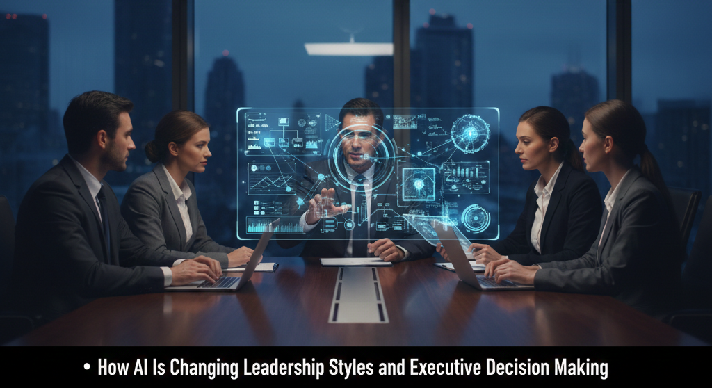How AI Is Changing Leadership Styles and Executive Decision Making