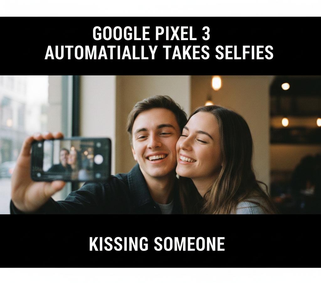 Google Pixel 3 Automatically Take Selfies Kissing Someone