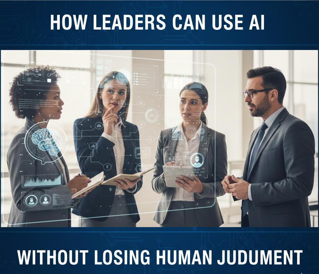 How Leaders Can Use AI Without Losing Human Judgment