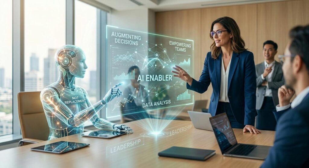 AI as a Leadership Enabler Not a Replacement